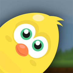 The GAME 1995 app icon: a cheerful yellow chick.